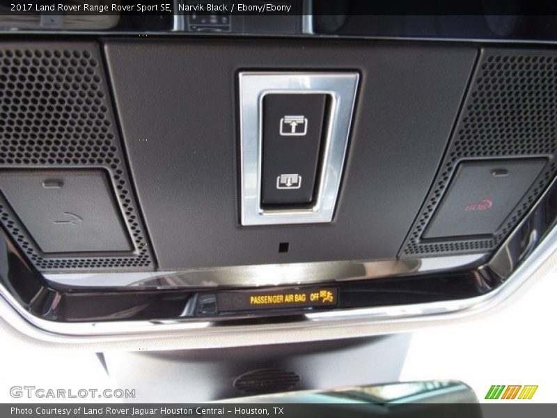 Narvik Black / Ebony/Ebony 2017 Land Rover Range Rover Sport SE