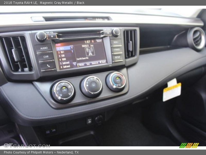 Magnetic Gray Metallic / Black 2018 Toyota RAV4 LE