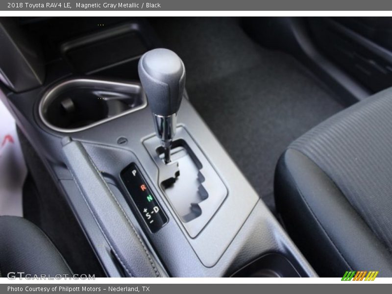 Magnetic Gray Metallic / Black 2018 Toyota RAV4 LE