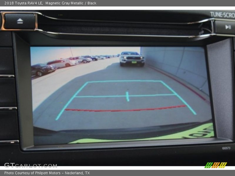 Magnetic Gray Metallic / Black 2018 Toyota RAV4 LE