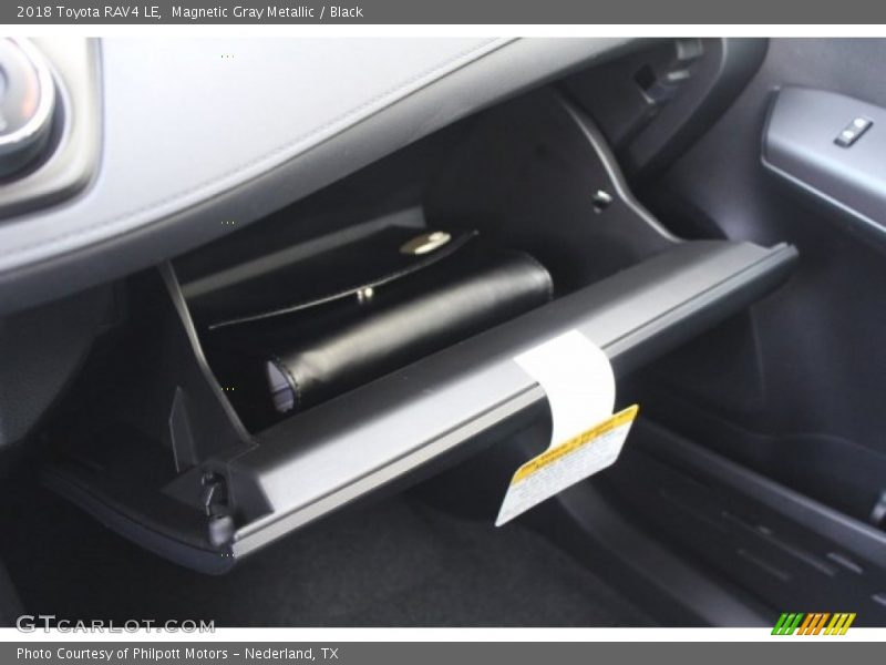 Magnetic Gray Metallic / Black 2018 Toyota RAV4 LE