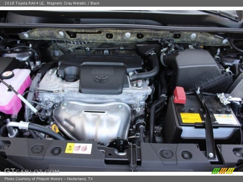 Magnetic Gray Metallic / Black 2018 Toyota RAV4 LE