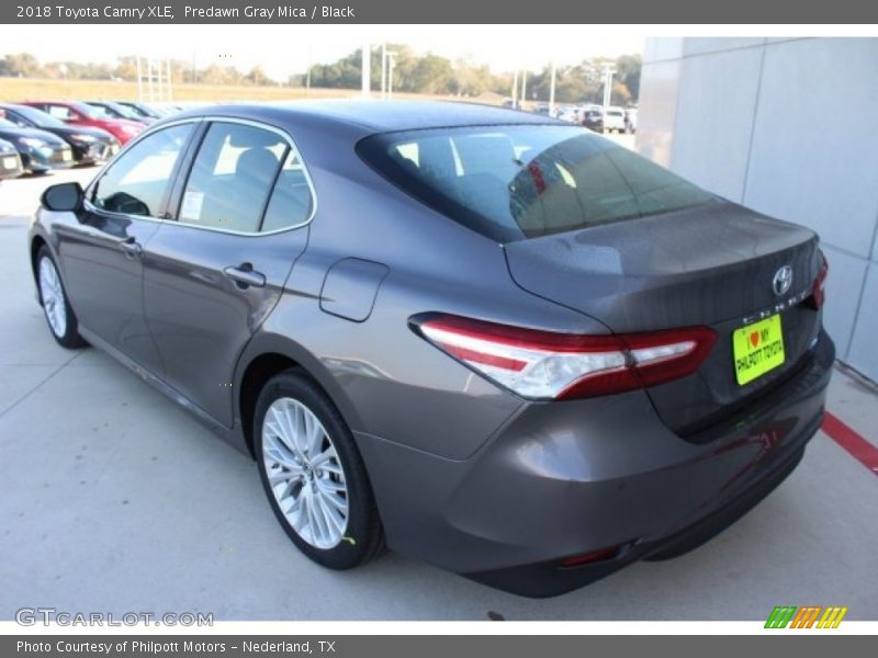 Predawn Gray Mica / Black 2018 Toyota Camry XLE