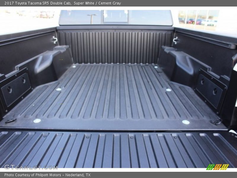 Super White / Cement Gray 2017 Toyota Tacoma SR5 Double Cab