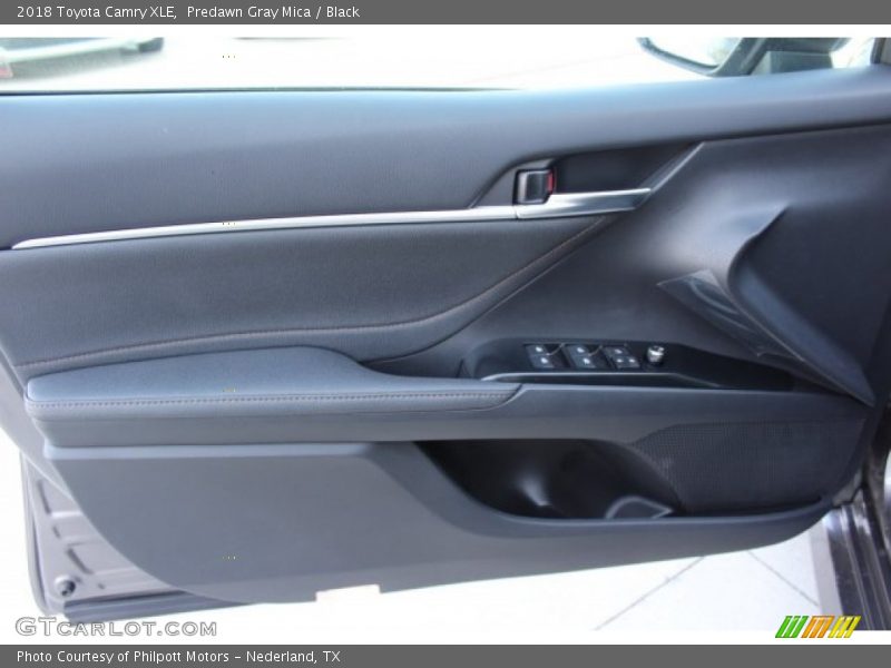 Predawn Gray Mica / Black 2018 Toyota Camry XLE