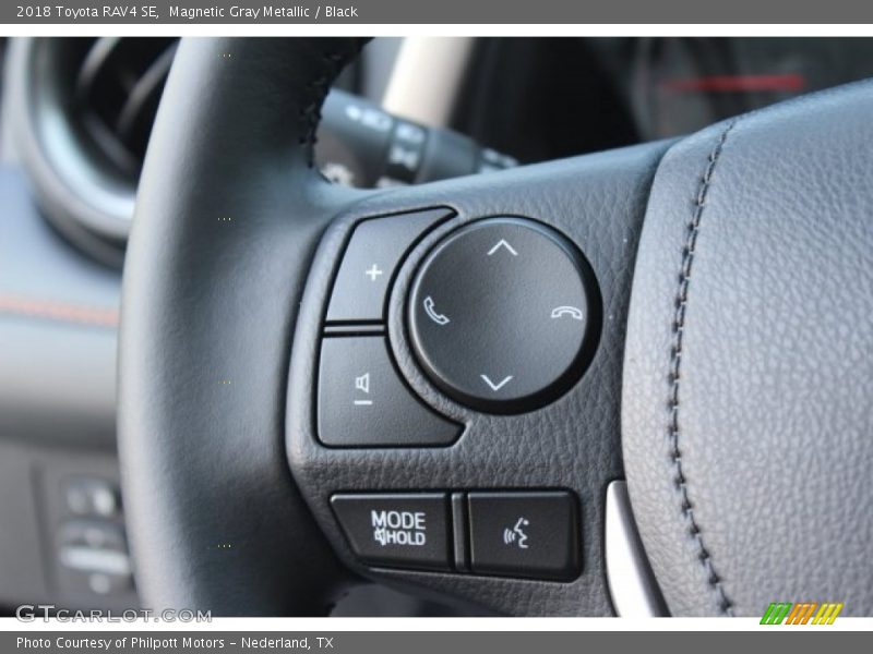 Magnetic Gray Metallic / Black 2018 Toyota RAV4 SE