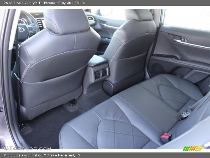Predawn Gray Mica / Black 2018 Toyota Camry XLE