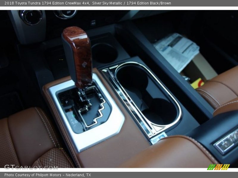 Silver Sky Metallic / 1794 Edition Black/Brown 2018 Toyota Tundra 1794 Edition CrewMax 4x4