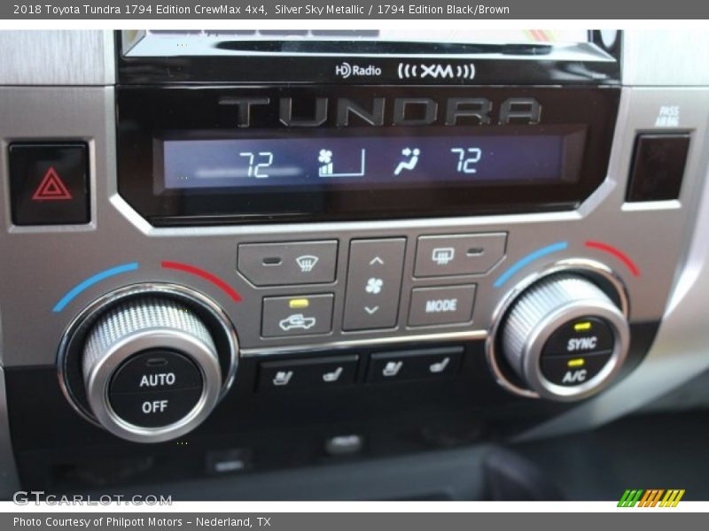 Silver Sky Metallic / 1794 Edition Black/Brown 2018 Toyota Tundra 1794 Edition CrewMax 4x4
