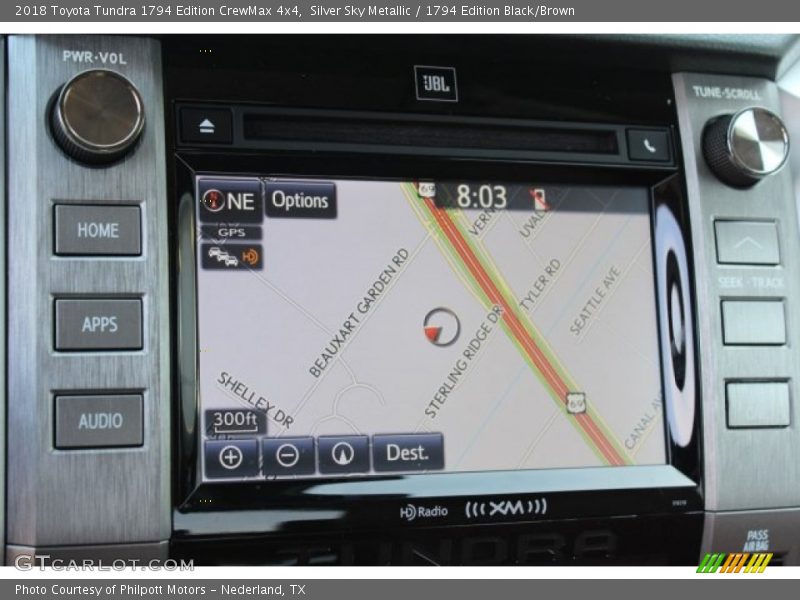 Navigation of 2018 Tundra 1794 Edition CrewMax 4x4