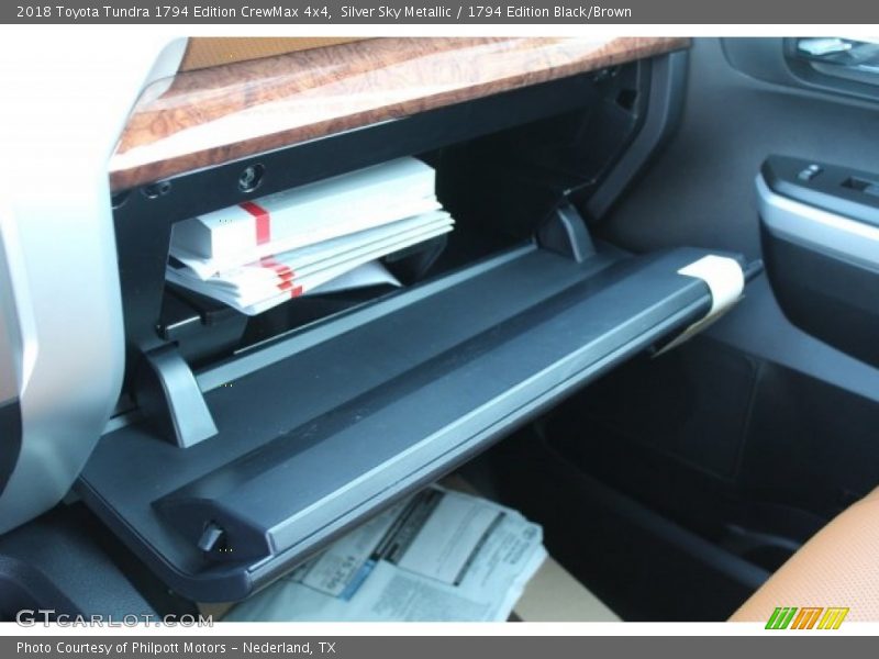 Silver Sky Metallic / 1794 Edition Black/Brown 2018 Toyota Tundra 1794 Edition CrewMax 4x4