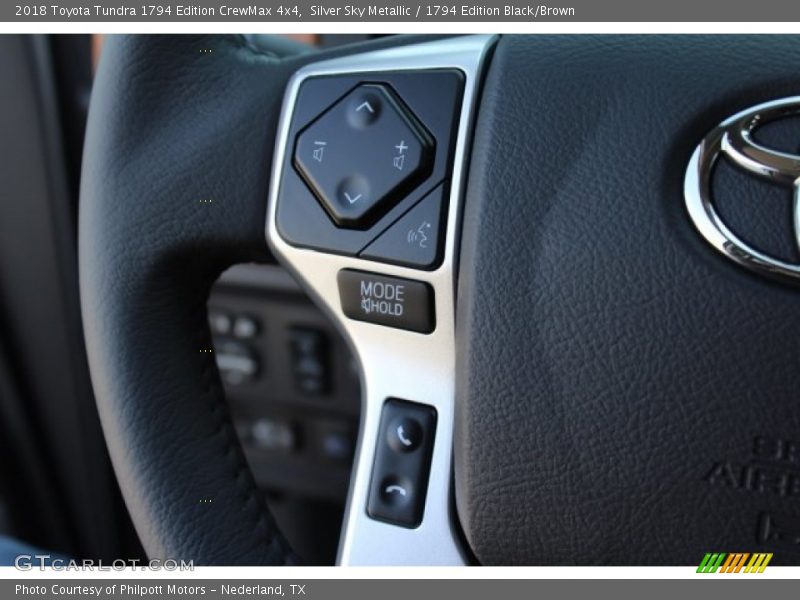 Silver Sky Metallic / 1794 Edition Black/Brown 2018 Toyota Tundra 1794 Edition CrewMax 4x4