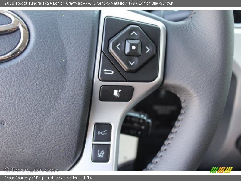 Silver Sky Metallic / 1794 Edition Black/Brown 2018 Toyota Tundra 1794 Edition CrewMax 4x4