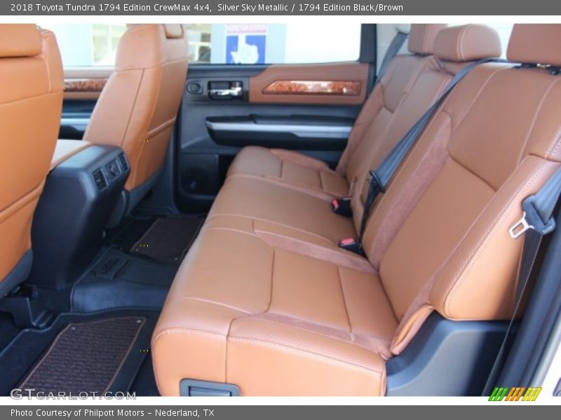 Silver Sky Metallic / 1794 Edition Black/Brown 2018 Toyota Tundra 1794 Edition CrewMax 4x4