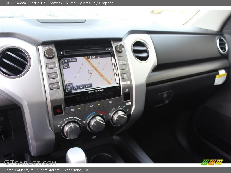 Silver Sky Metallic / Graphite 2018 Toyota Tundra TSS CrewMax