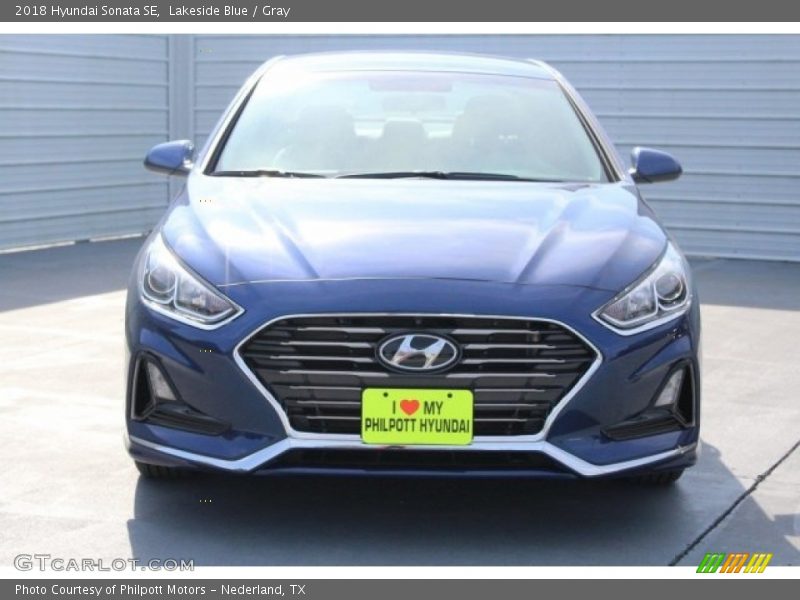 Lakeside Blue / Gray 2018 Hyundai Sonata SE