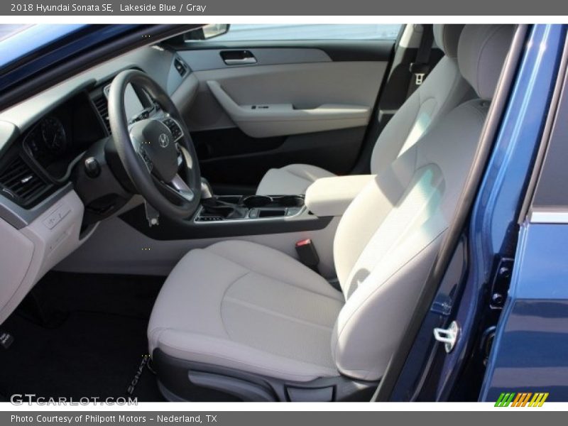 Lakeside Blue / Gray 2018 Hyundai Sonata SE