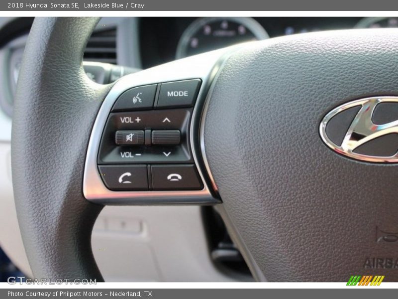 Lakeside Blue / Gray 2018 Hyundai Sonata SE