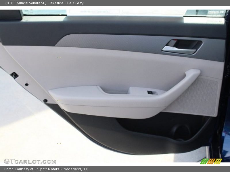Lakeside Blue / Gray 2018 Hyundai Sonata SE