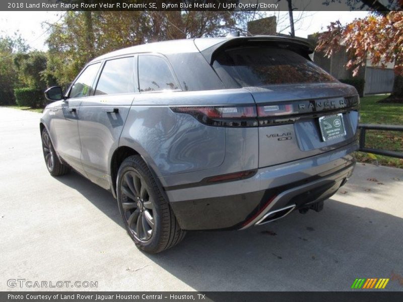 Byron Blue Metallic / Light Oyster/Ebony 2018 Land Rover Range Rover Velar R Dynamic SE
