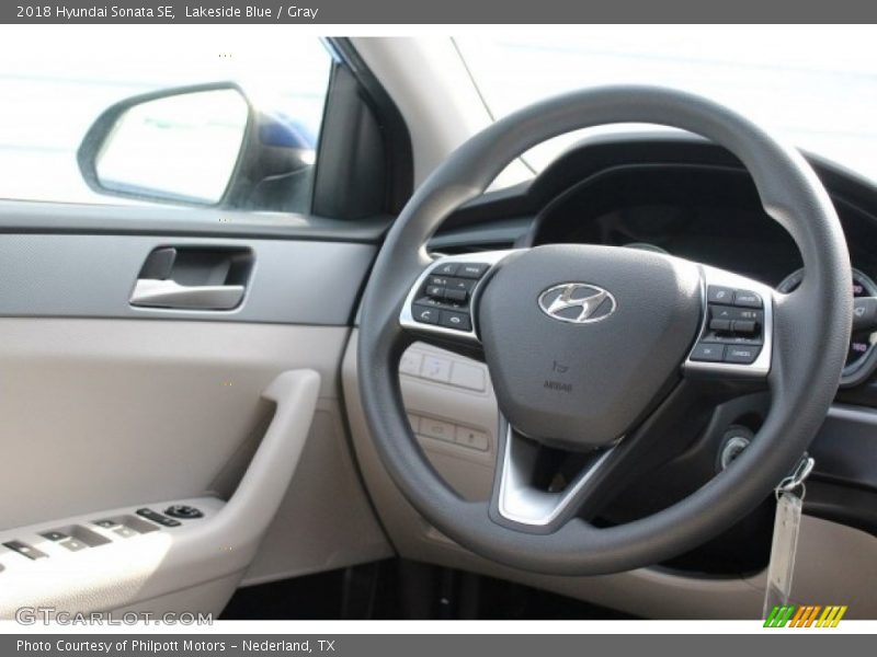 Lakeside Blue / Gray 2018 Hyundai Sonata SE