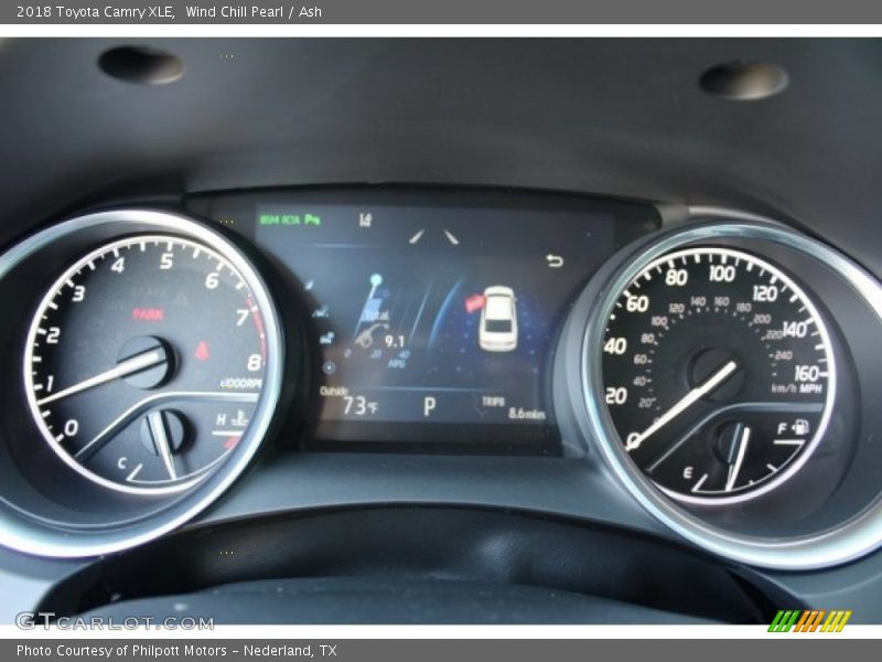 Wind Chill Pearl / Ash 2018 Toyota Camry XLE