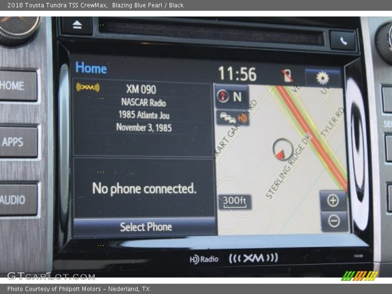 Navigation of 2018 Tundra TSS CrewMax