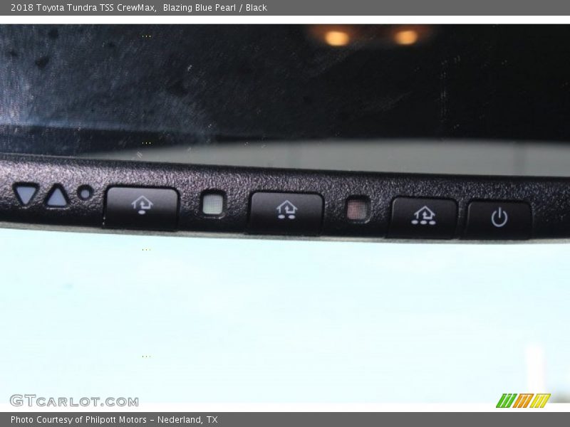Blazing Blue Pearl / Black 2018 Toyota Tundra TSS CrewMax