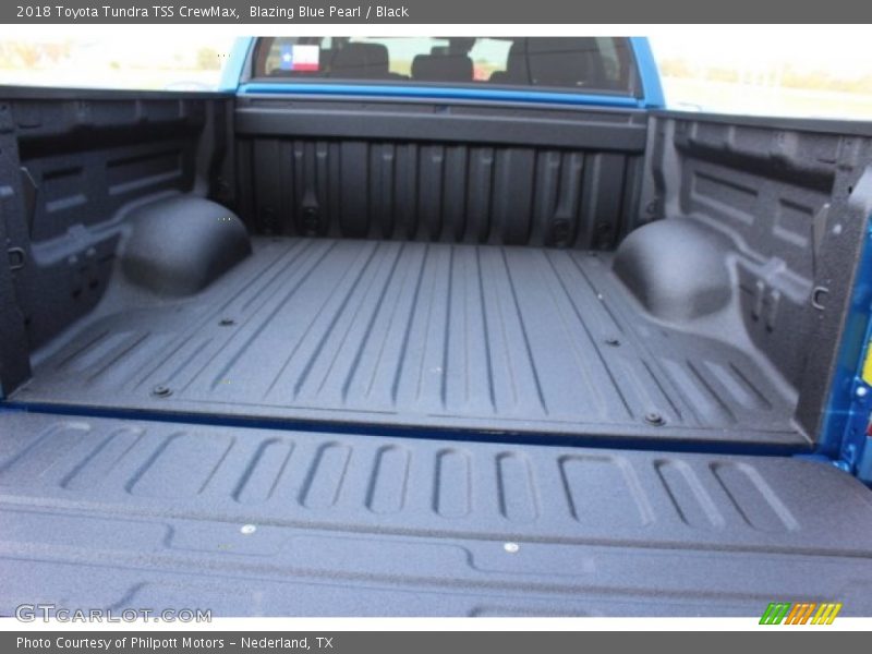 Blazing Blue Pearl / Black 2018 Toyota Tundra TSS CrewMax