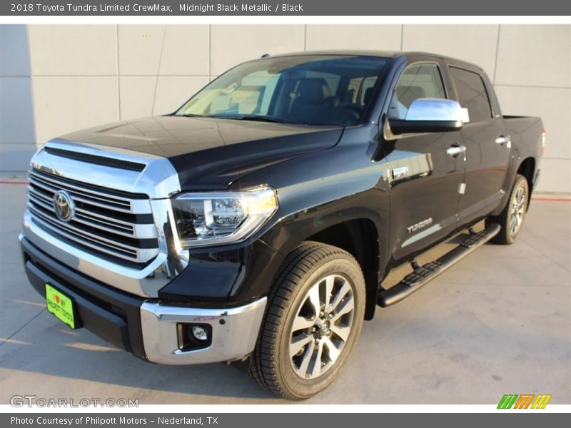 Midnight Black Metallic / Black 2018 Toyota Tundra Limited CrewMax