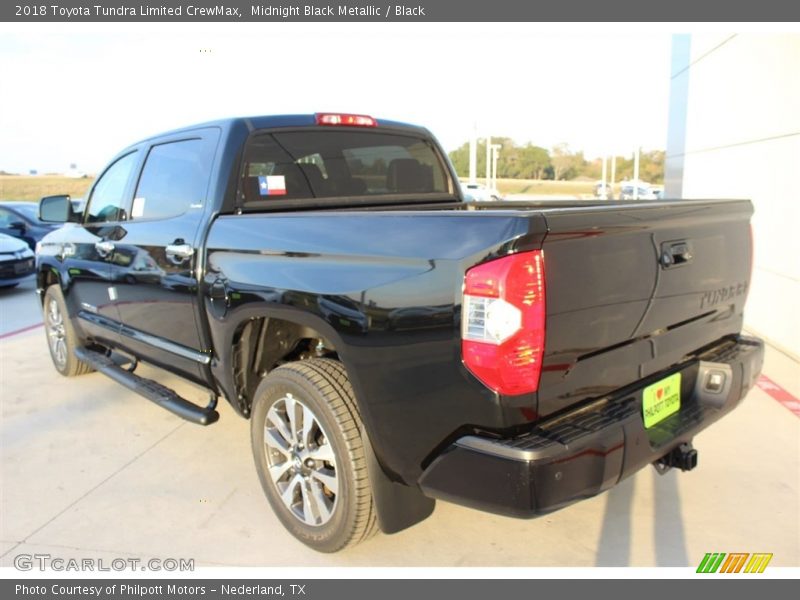 Midnight Black Metallic / Black 2018 Toyota Tundra Limited CrewMax