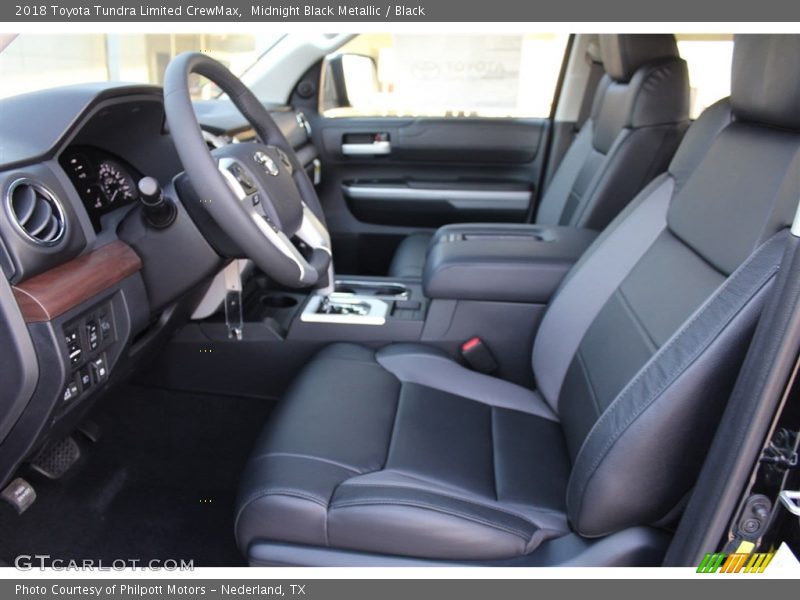 Midnight Black Metallic / Black 2018 Toyota Tundra Limited CrewMax