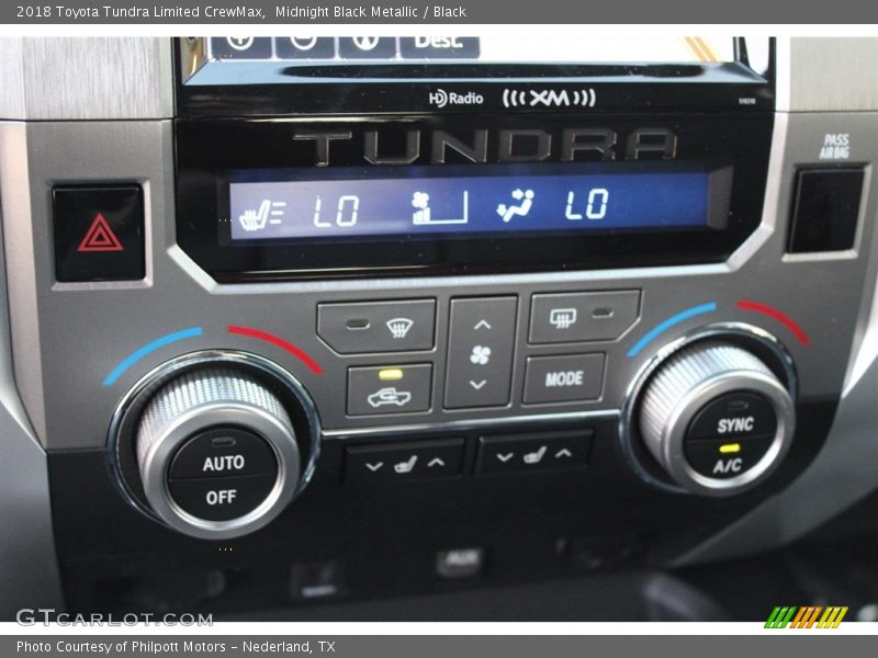 Midnight Black Metallic / Black 2018 Toyota Tundra Limited CrewMax