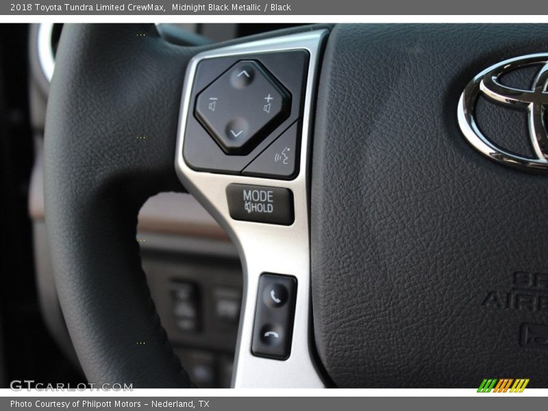 Midnight Black Metallic / Black 2018 Toyota Tundra Limited CrewMax