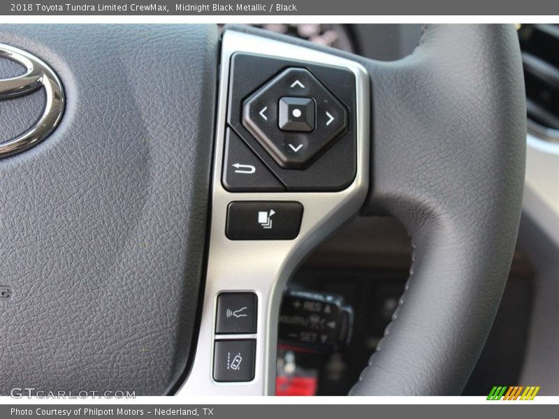 Midnight Black Metallic / Black 2018 Toyota Tundra Limited CrewMax