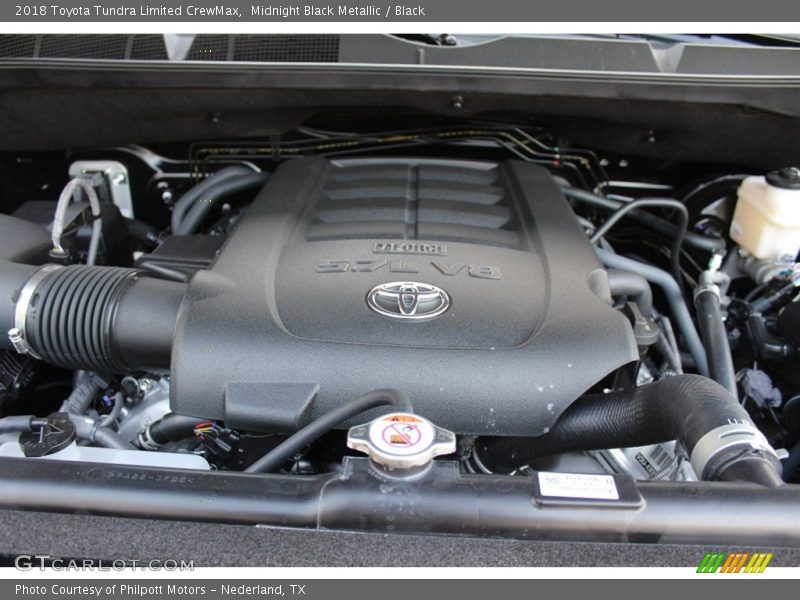 Midnight Black Metallic / Black 2018 Toyota Tundra Limited CrewMax