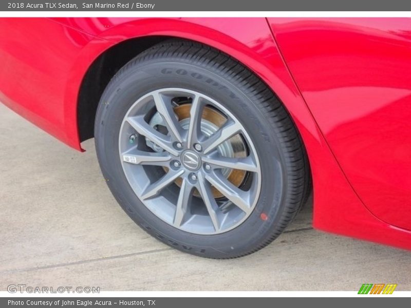 San Marino Red / Ebony 2018 Acura TLX Sedan