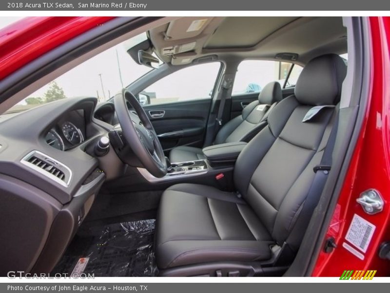 San Marino Red / Ebony 2018 Acura TLX Sedan