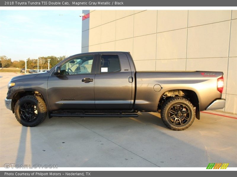 Magnetic Gray Metallic / Black 2018 Toyota Tundra TSS Double Cab
