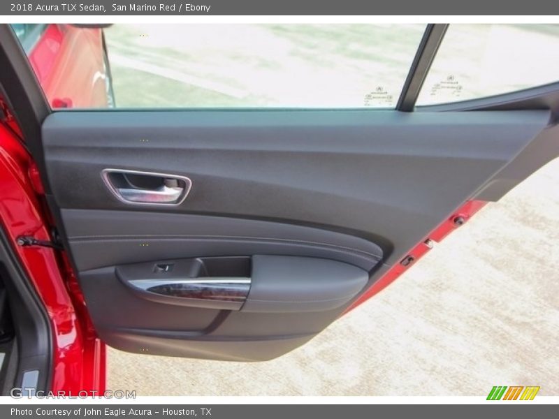 San Marino Red / Ebony 2018 Acura TLX Sedan