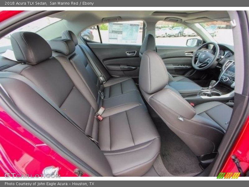 San Marino Red / Ebony 2018 Acura TLX Sedan