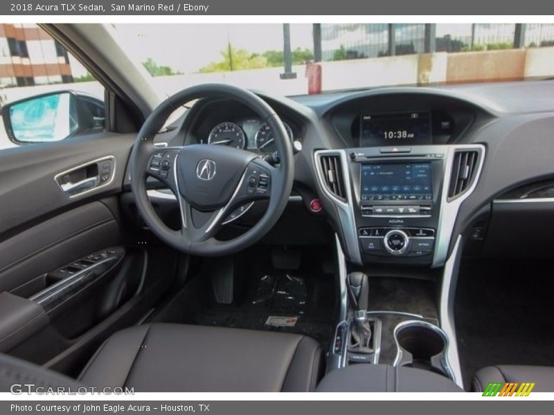 San Marino Red / Ebony 2018 Acura TLX Sedan