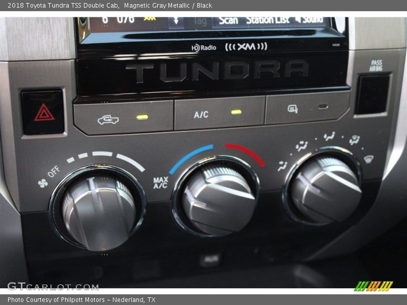 Controls of 2018 Tundra TSS Double Cab