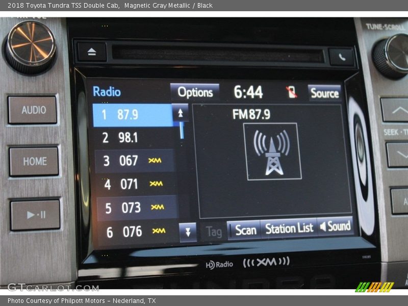 Magnetic Gray Metallic / Black 2018 Toyota Tundra TSS Double Cab