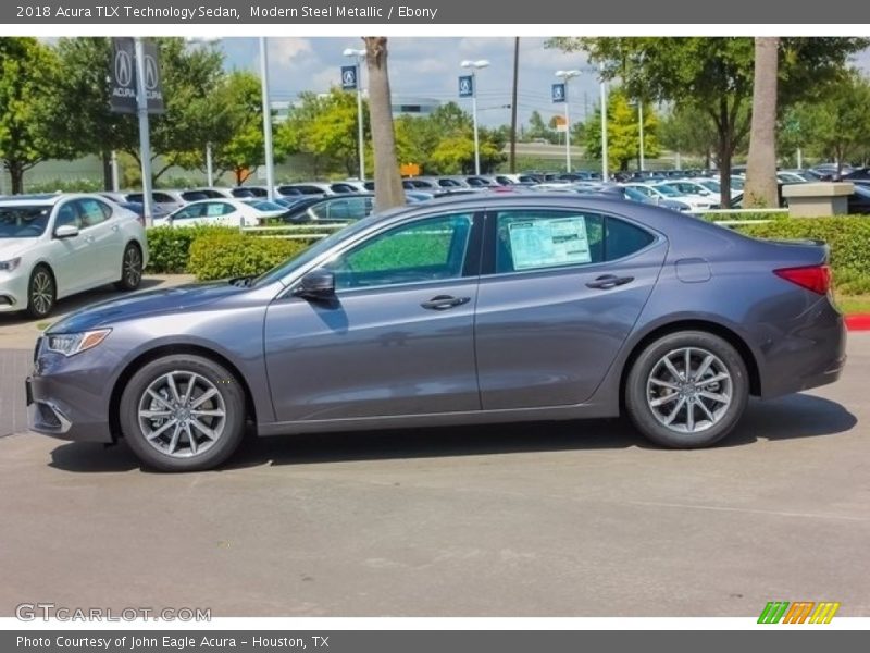 Modern Steel Metallic / Ebony 2018 Acura TLX Technology Sedan