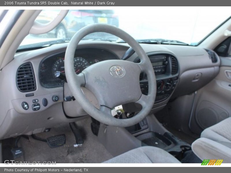 Natural White / Dark Gray 2006 Toyota Tundra SR5 Double Cab