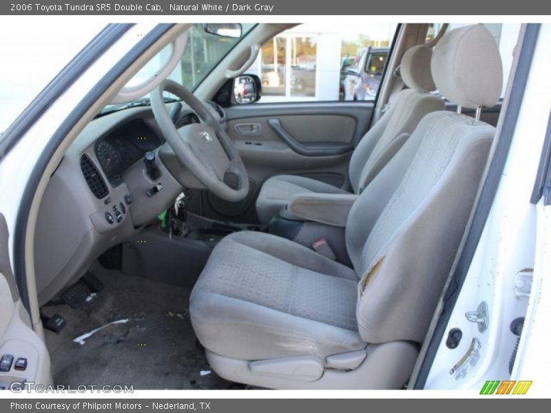 Natural White / Dark Gray 2006 Toyota Tundra SR5 Double Cab