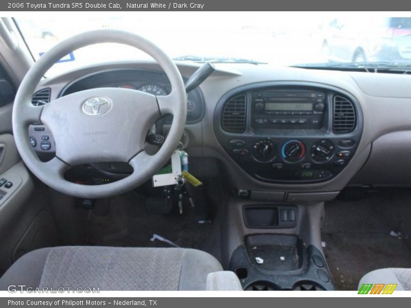 Natural White / Dark Gray 2006 Toyota Tundra SR5 Double Cab