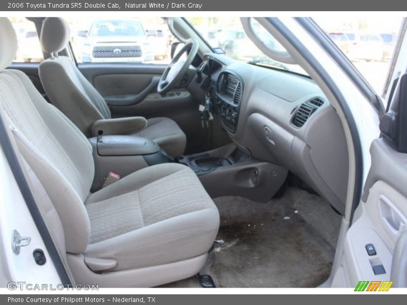 Natural White / Dark Gray 2006 Toyota Tundra SR5 Double Cab