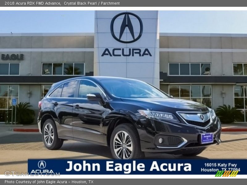 Crystal Black Pearl / Parchment 2018 Acura RDX FWD Advance